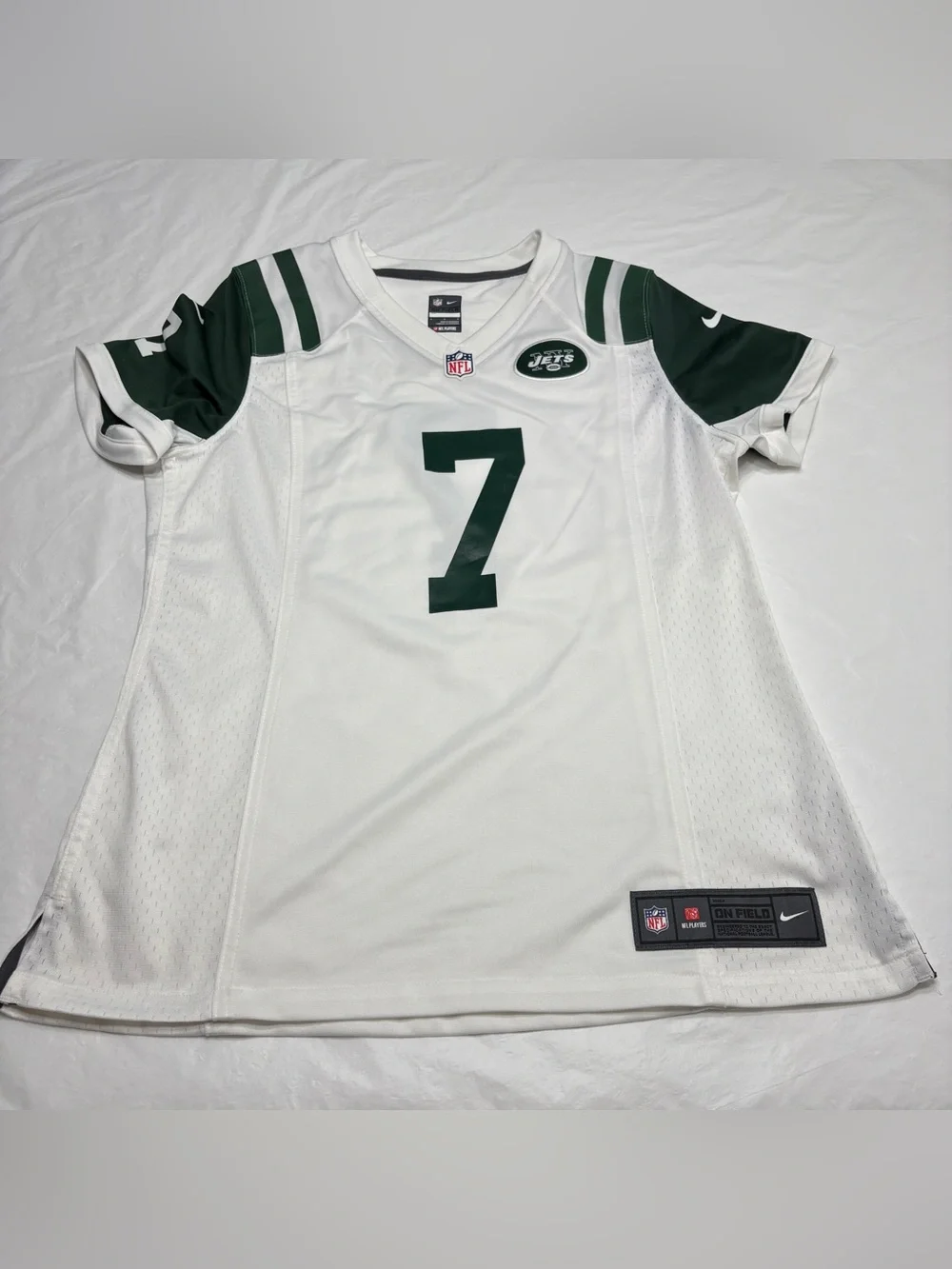 Nike NFL New York Jets Jaylinn Hawkins #7 Jersey Women’s Large